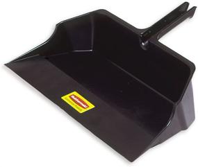 img 1 attached to 🧹 Rubbermaid Commercial Products 22 Inch Jumbo Heavy Duty Dustpan, Black (FG9B6000BLA) (6-Pack): Superior Clean-up Solution for Large Areas