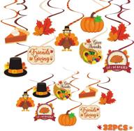 friendsgiving decorations gathering streamers thanksgiving logo
