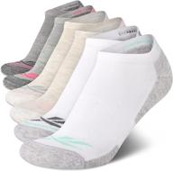 🧦 reebok women's performance low cut cushioned socks (6 pack) - no-show athletic логотип