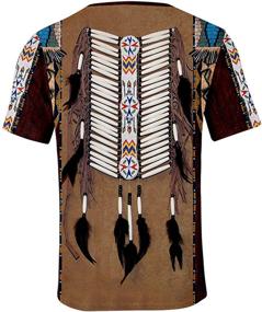 img 2 attached to SIAOMA American Indians T Shirt X Large Men's Clothing for Active