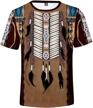 siaoma american indians t shirt x large men's clothing for active logo