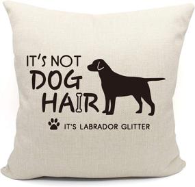 img 4 attached to Labrador Glitter Pillow Decorative Cushion