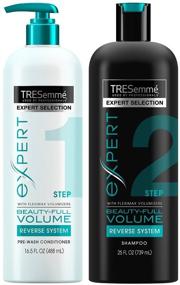 img 4 attached to 🧴 TRESemme Expert Selection Pre-Wash Conditioner, 16.5 oz - Steps 1 & 2, and 25 oz Shampoo