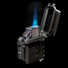 img 2 attached to 🔥 Thyrm PyroVault Lighter Armor: Zippo Classic Fluid Compatible – Rescue Orange