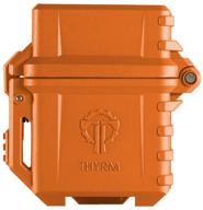 🔥 thyrm pyrovault lighter armor: zippo classic fluid compatible – rescue orange logo