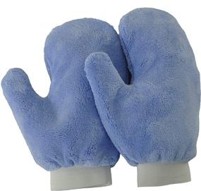 img 4 attached to Eurow Microfiber Terry Weave 🖐️ Mitt with Thumb (Set of 2)