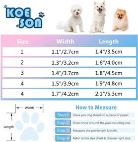 img 1 attached to 🐾 KOESON Small Dog Shoes: Breathable, Anti-Slip Mesh Booties with Reflective Zipper - Year-Round Paw Protection for Outdoor Activities