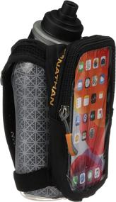 img 2 attached to Nathan Handheld Water Bottle and Phone Case: Insulated 18 oz Flask with Convenient Hand Strap for Running/Walking. Hydration Pack for Runners with SpeedView Feature.