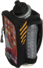 img 3 attached to Nathan Handheld Water Bottle and Phone Case: Insulated 18 oz Flask with Convenient Hand Strap for Running/Walking. Hydration Pack for Runners with SpeedView Feature.