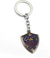 🗡️ authentic zelda keychain: hylian shield – the perfect accessory for fans logo