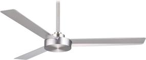 img 4 attached to 💨 Minka-Aire F524-ABD Roto 52-Inch Ceiling Fan in Brushed Aluminum: Efficient Cooling Solution