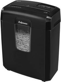 img 4 attached to Fellowes 9C4 9-Sheet Cross-Cut 🔪 Deskside Paper Shredder with Advanced PowerShred Technology