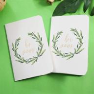 akitsuma wedding vow books - his and her set of 2, white - crafted for beautiful wedding vows - us-aki-29 logo