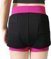 🩲 youper girls protective padded shorts: ultimate 3d hip & tailbone protection for skating and skateboarding логотип