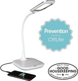 img 3 attached to 💡 Enhance Your Workspace with OttLite LED Desk Lamp: Wireless Charging, 3 Color Modes, and Touch Controls - Awarded The Good Housekeeping Seal