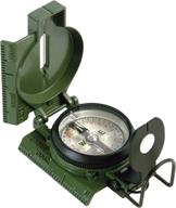 🧭 highly-accurate waterproof handheld compass for us military with phosphorescent lens and olive drab finish - ideal for hiking, camping, navigation, survival, backpacking, and orienteering - includes pouch логотип