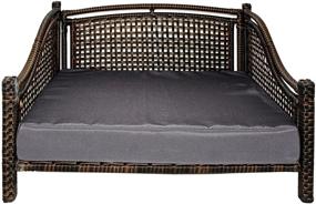 img 3 attached to 🐶 Maharaja Rattan Pet Day Bed: The Perfect Indoor/Outdoor Haven for Your Furry Friend