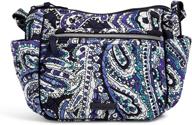 👜 stylish and functional: discover the vera bradley cotton on the go crossbody purse logo