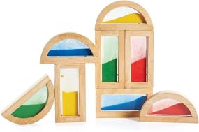 img 2 attached to 🌈 Enhance Learning with Guidecraft Rainbow Blocks: Educational and Engaging Tools