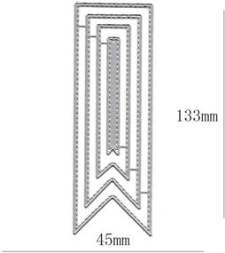 img 3 attached to Металлические ножи для высечки закладок - теги рамок для ДИИ скрапбукинга, украшение фото в эмбоссированной бумаге, идеально подходят для скрапбукинга и изготовления открыток.