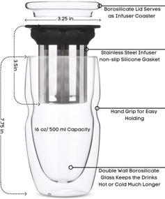 img 3 attached to Double Tea Stainless Infuser Filter