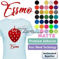 essmo matte solid transfer t shirt logo