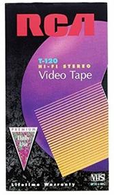 img 1 attached to High-Quality RCA T-120H VHS Video Cassette, Long-Lasting 120-Minutes Recording (1-Pack)