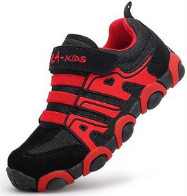 img 4 attached to DADAWEN Casual Toddler Girls' Athletic Shoes for Running and Sneakers