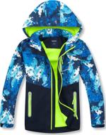 benboy waterproof lightweight windbreakers cfy7009 green 8y boys' clothing : jackets & coats logo