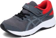 кроссовки asics unisex child contend directoire для девочек для занятий спортом логотип