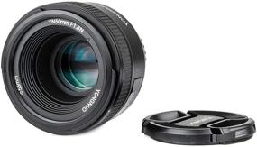 img 3 attached to 📷 YONGNUO YN EF 50mm f/1.8 AF Lens YN50 with Aperture Auto Focus for Nikon Camera, Comparable to AF-S 50mm 1.8G, includes EACHSHOT Cleaning Cloth