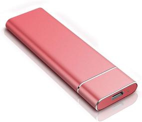 img 4 attached to 💻 Ultra Slim External Hard Drive - Portable 1TB 2TB HDD for Mac, PC, and Laptop (2TB, Red)