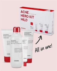 img 3 attached to 🎁 COSRX 4 Step Mild Acne Treatment Gift Set - TSA Approved Travel Size for Acne Prone Skin: Trial Cleanser, Gentle Toner, Spot Cream, Moisturizer