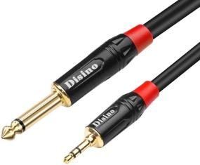 img 4 attached to 🔌 DISINO 1/4 inch TS to 1/8 inch TRS Cable - 1/4 Inch TS Mono to 1/8 Inch (3.5mm) TRS Stereo Interconnect Adapter Cable - Mono to Stereo Patch Cord, 3.3 Feet / 1 Meter