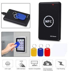 img 1 attached to 🔑 LEXI RFID NFC Duplicator: 125KHz Key fob Copier, Smart Card Reader/Writer, Encrypted Programmer – USB Interface, UID/T5577 Writable Key Cards