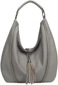 img 4 attached to Women's Handbags and Wallets: Stylish Shoulder Bags with Ample Capacity and Fashionable Embellishments