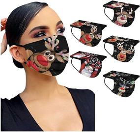 img 3 attached to Christmas Disposable Face_Mask Breathable MultiColor_2