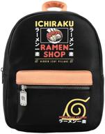 the naruto ramen mini backpack logo