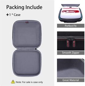 img 3 attached to 🧳 XANAD Hard Case for Cricut EasyPress 2 (12x10) - Protective Storage Bag for Heat Press Machine - Ideal for Travel and Carrying