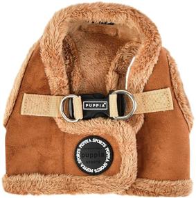 img 4 attached to Puppia Brown Terry Harness - Size S - Enhanced SEO