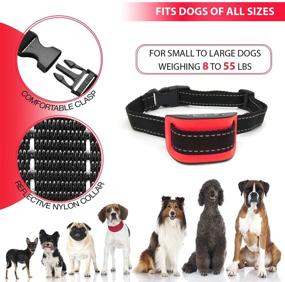 img 1 attached to 🐶 2020 Latest Dog Bark Collar - Gentle Anti Barking Training Collar - Vibration-based, No Shock Dog Collar - Stop Barking Collar for Small, Medium, Large Dogs - Premium No Barking Control Dog Collar - Effective Pet Trainer