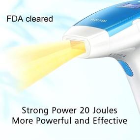 img 2 attached to Laser Hair Removal MLAY IPL Device - Strong Power 20 Joules, Permanent Hair Removal System for Men and Women on Face, Body, Legs, Bikini, Armpits, Back