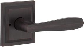 img 4 attached to 🔒 Baldwin 93530-012 Torrey Pines Privacy Lever for Bedroom or Bathroom Door Handle in Venetian Bronze, Prestige Series with a Sleek Modern Design - Ideal for Interior Doors