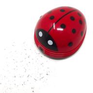 🐞 convenient ladybug shaped desk vacuum cleaner: powerful mini dust sweeper for a spotless workspace логотип