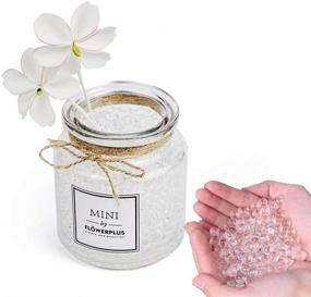 img 4 attached to Multi-purpose 25000 Clear Water Beads: Ideal for Flower Centerpieces, Sensory Play, Weddings, and Home Decor