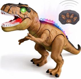 img 4 attached to 🦖 STEAM Life Control Dinosaur Realistic: Unleashing Ancient Wonders through Remote Control