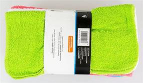 img 2 attached to 🔃 Ultimate Value: MAINSTAYS 18 Pack Assorted Cotton Terry Thin Washcloths Rags (NPWGO)