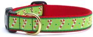 🐶 up country candy canes dog collars: festive and stylish accessories for your furry friend logo