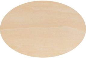 img 2 attached to 🔲 Wooden Oval Cutout Shapes, Pack of 3 Unfinished Wood (8.5 x 12 Inch, 1/8 Inch Thick) by Woodpeckers