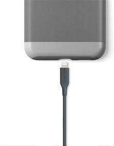 img 1 attached to 🔌 Amazon Basics MFi Certified USB-C to Lightning кабель для Apple iPhone 11/12, iPad - Midnight Green (1 фут)